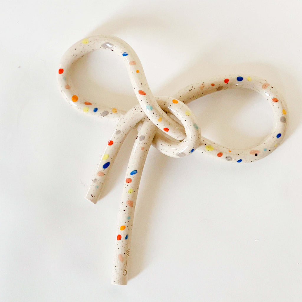 Clay Object 60 - Double Sprinkles Bow