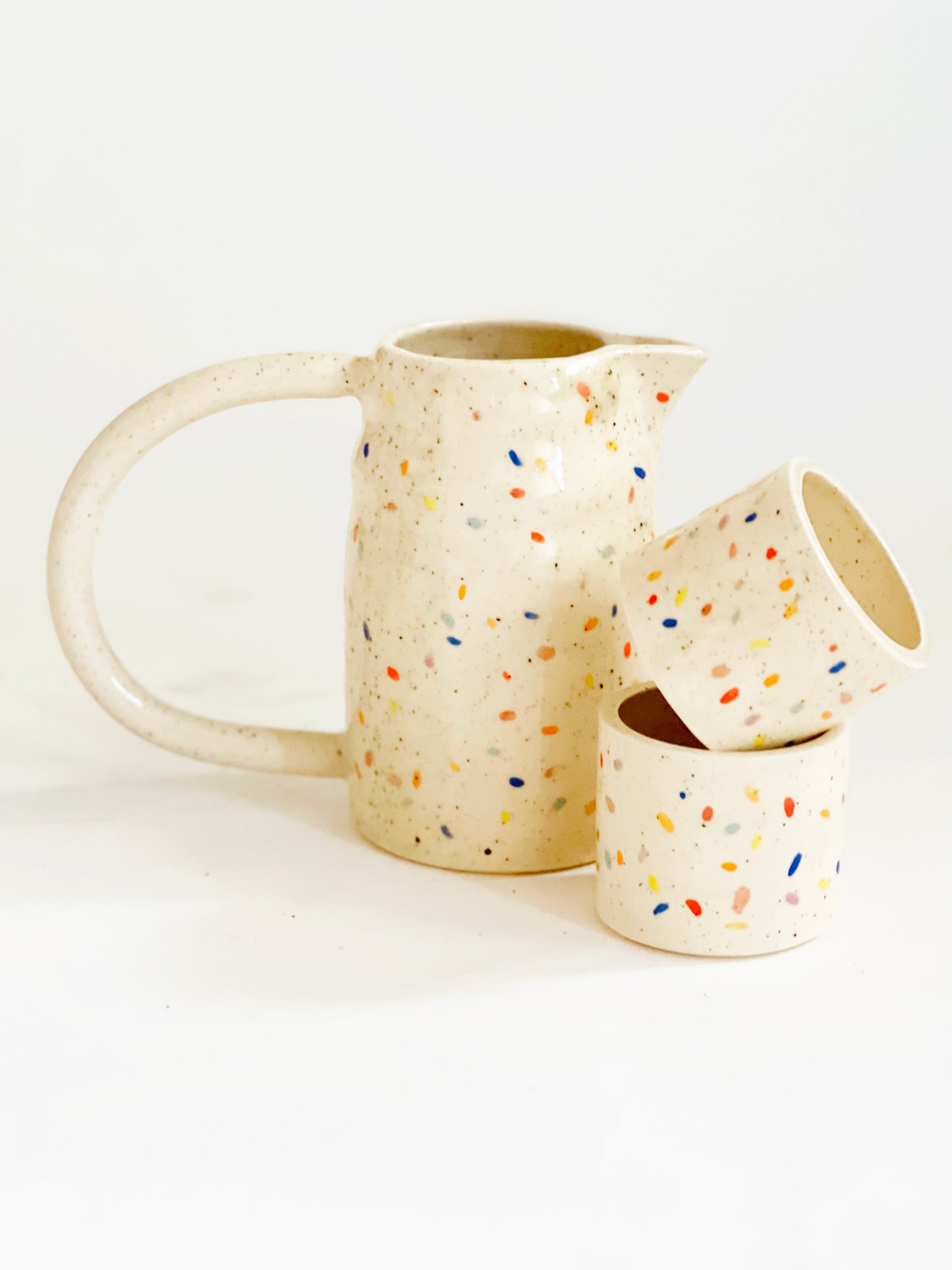 Double Sprinkles Pitcher and Small Cups set (SAMPLE)