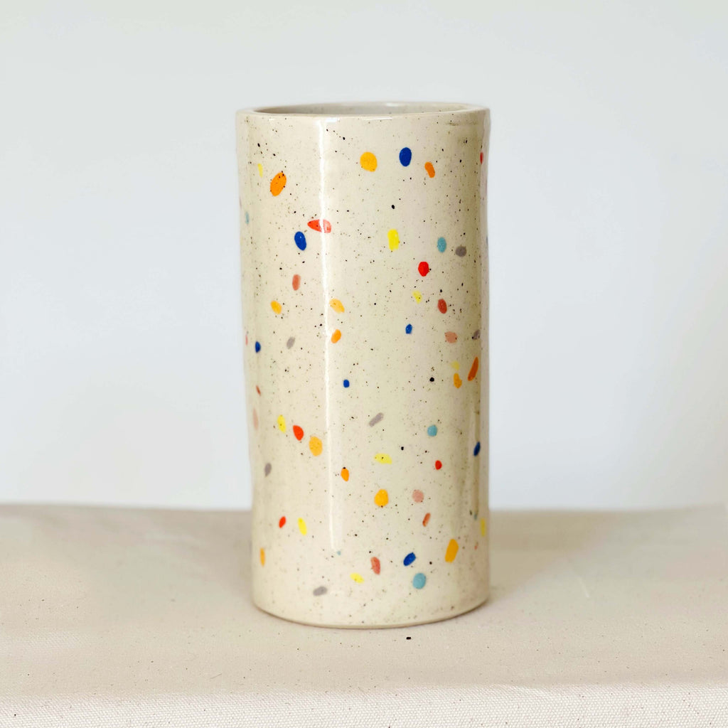 Double Sprinkles Tall Vase