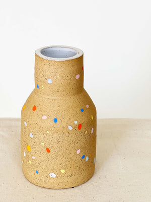 Sprinkles on Speckles Vase / Jar