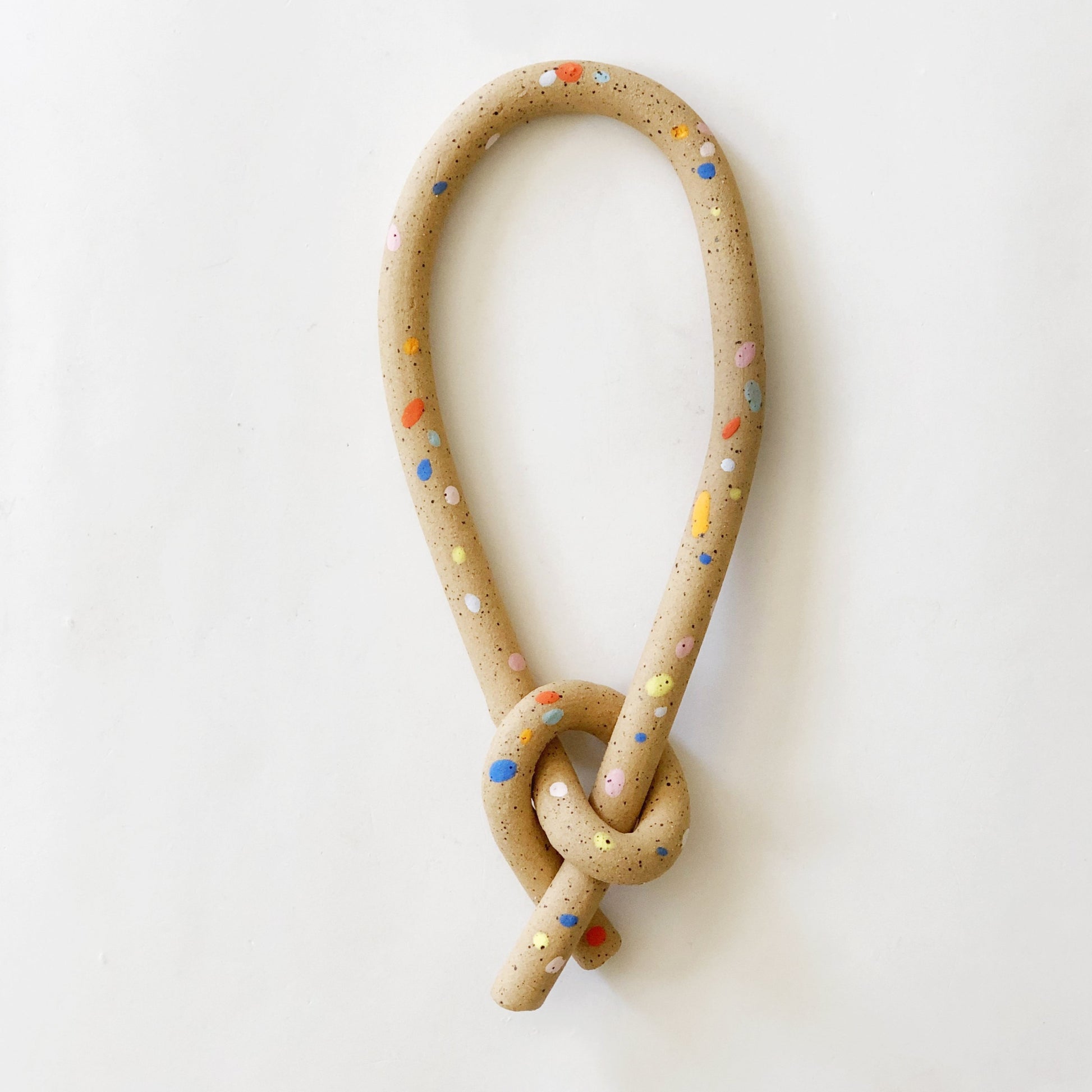 Sprinkles Speckled Knot Wall Hanging