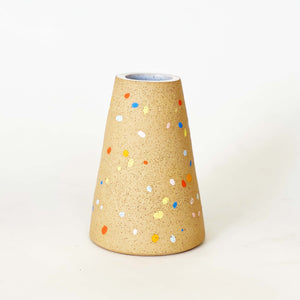 Sprinkles on Speckles Cone Vase