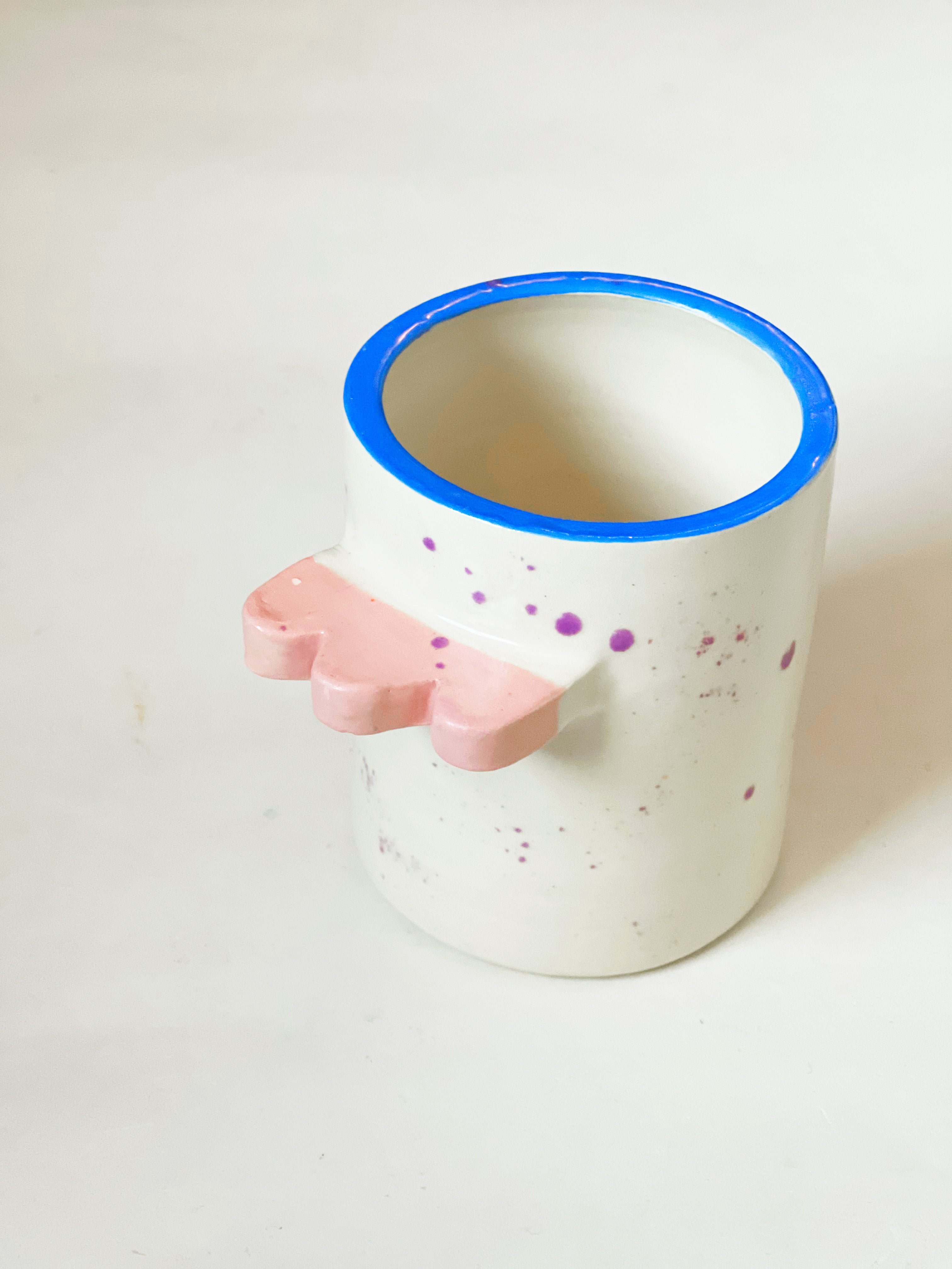 Shaped Handle Sprinkles Mug