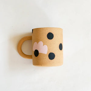 Polka Dots over Shapes Mug