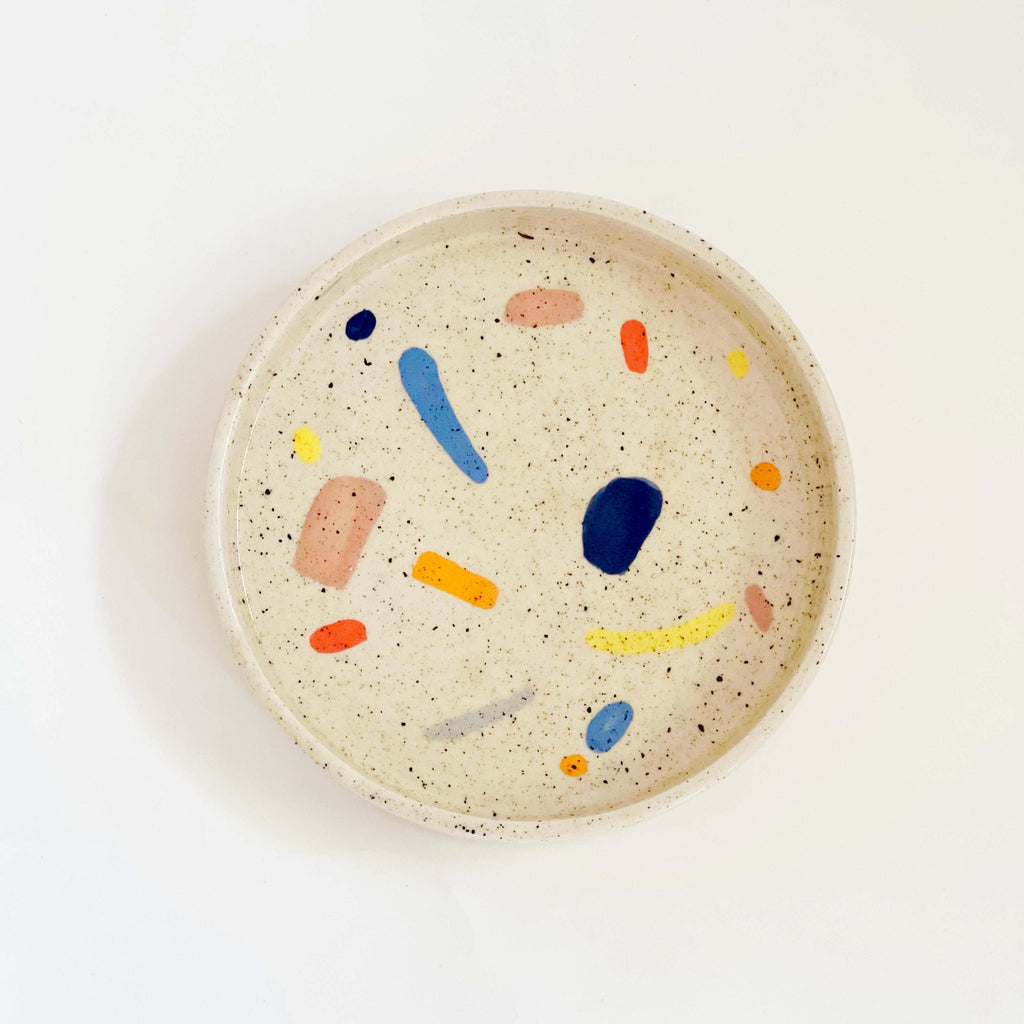 Double Over-sized Sprinkles Plate/ Tray