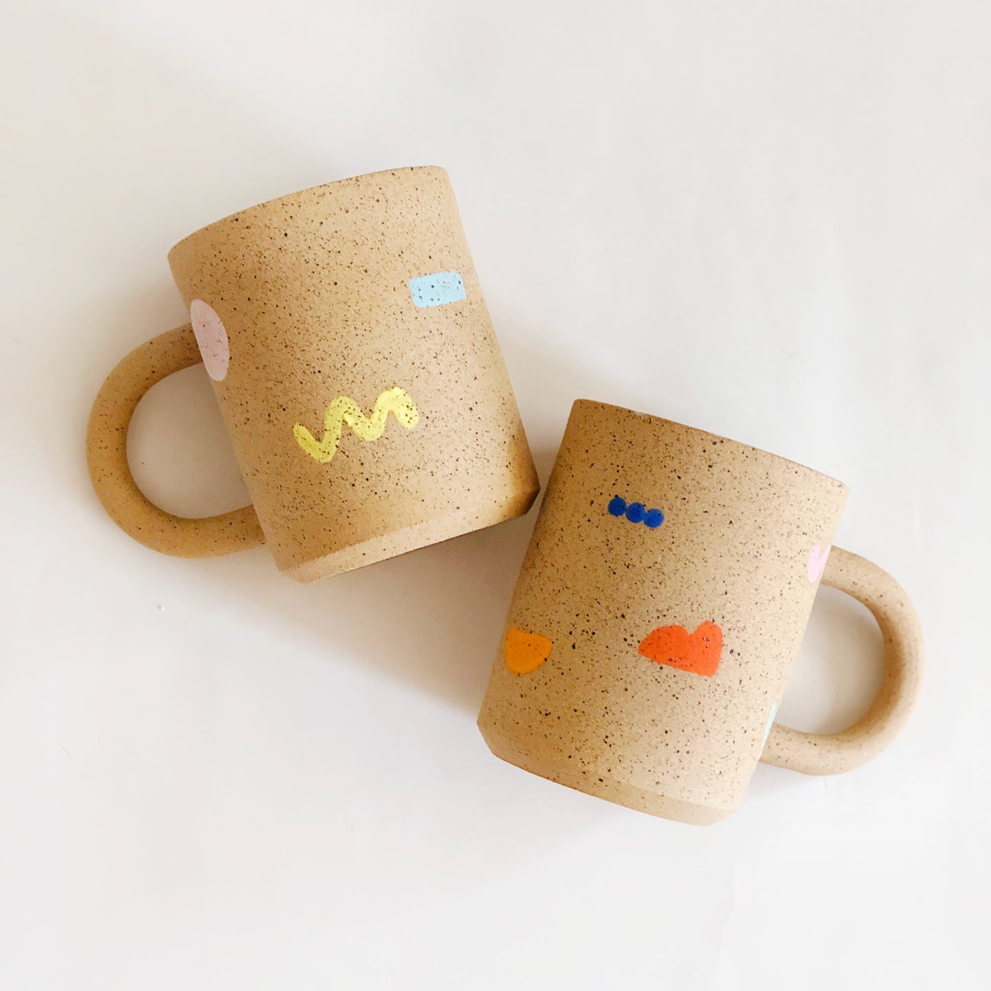 Large Little Shapes on Speckles Mug