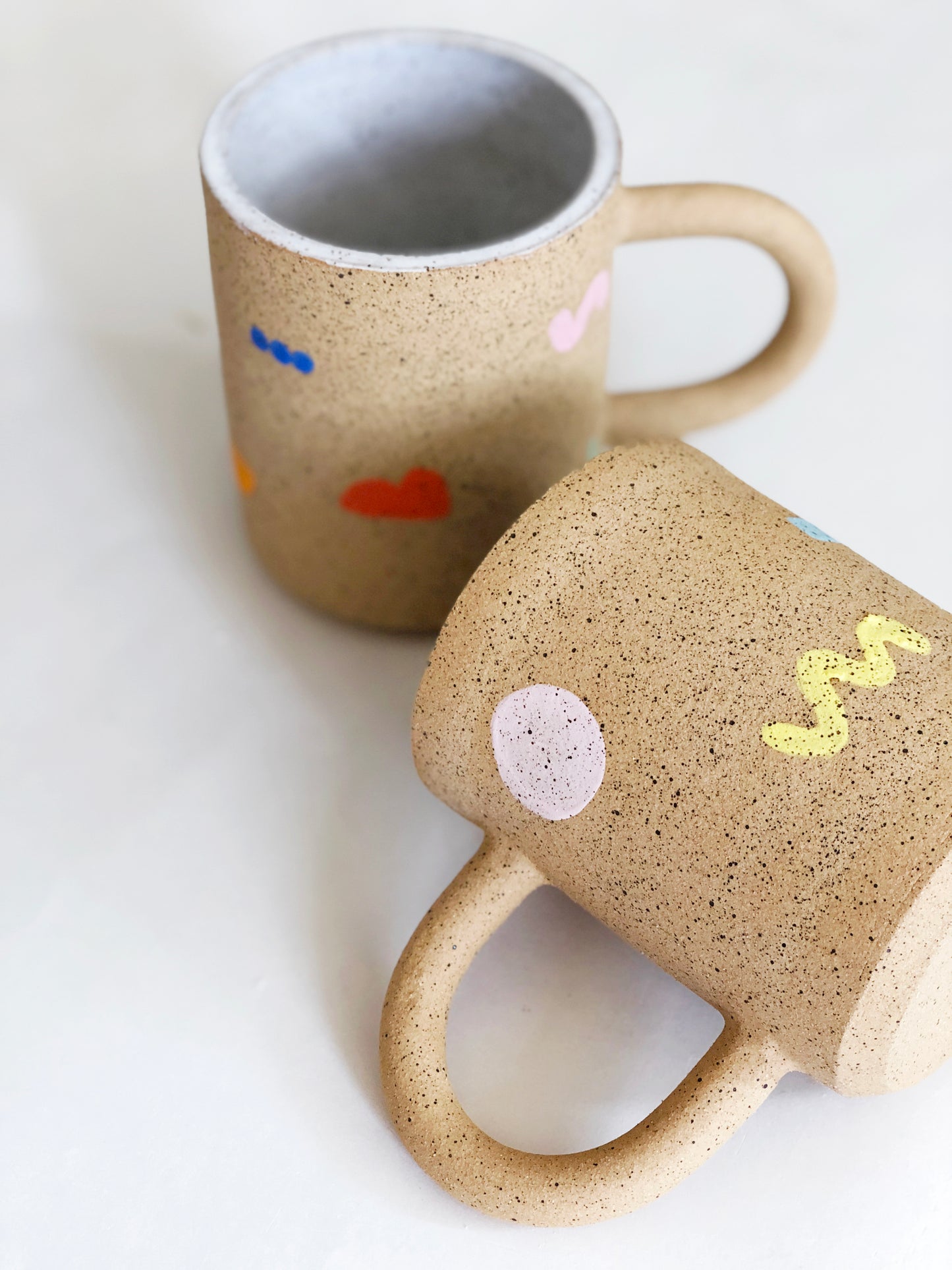 Large Little Shapes on Speckles Mug