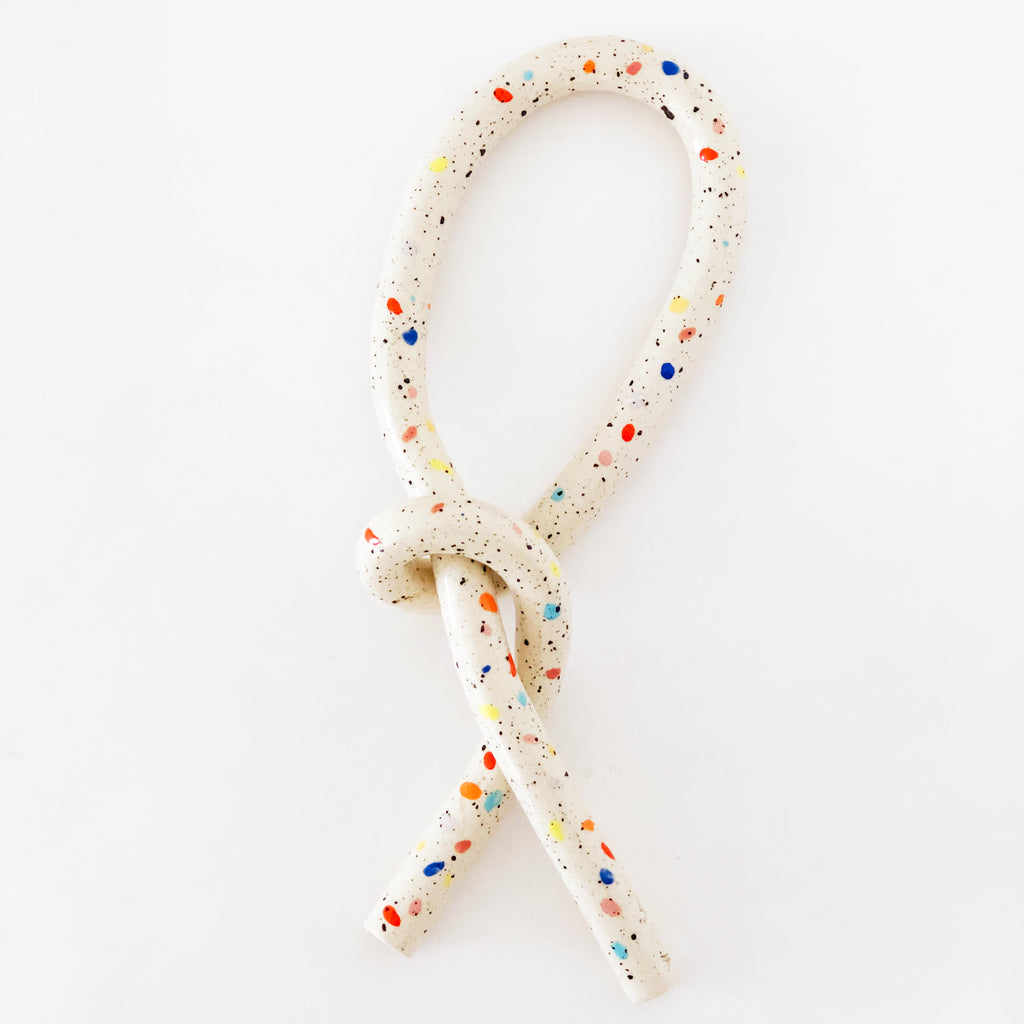 Clay Object 11 - Double Sprinkles Knot