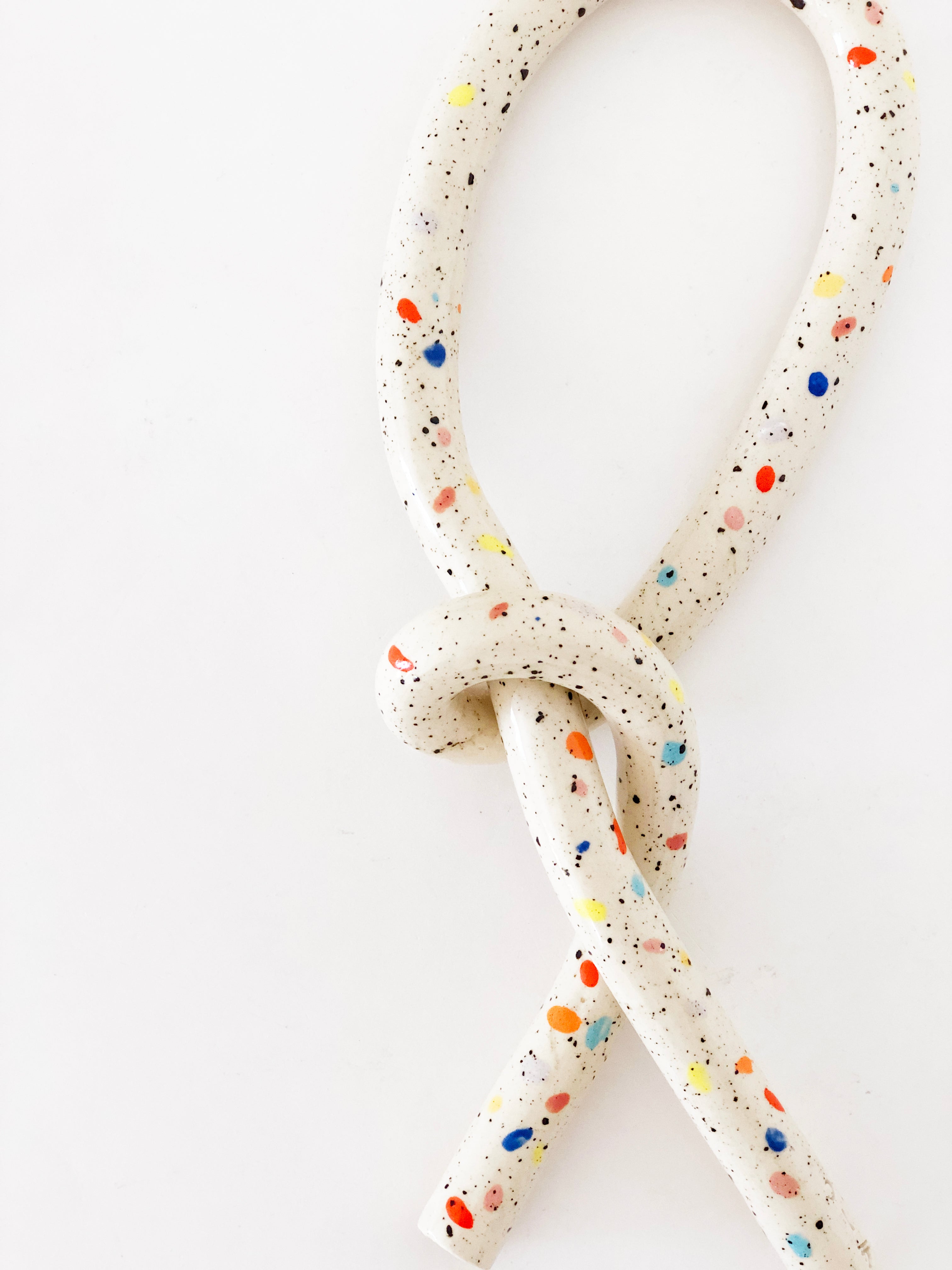 Clay Object 11 - Double Sprinkles Knot