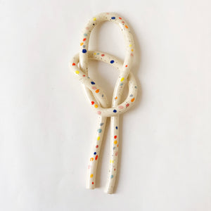 Clay Object 38 - Double sprinkles circle knot