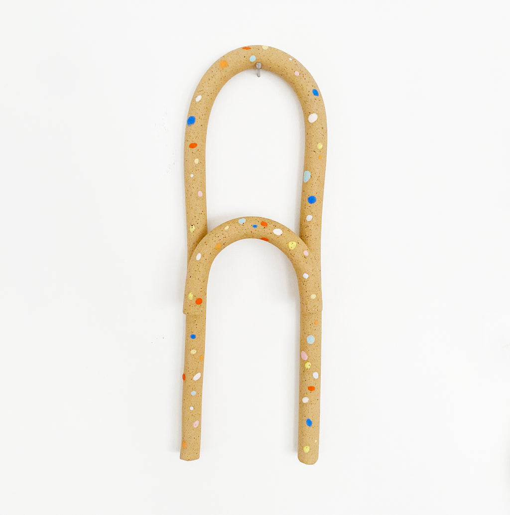 Clay Object 15 - Sprinkles Speckle Arch