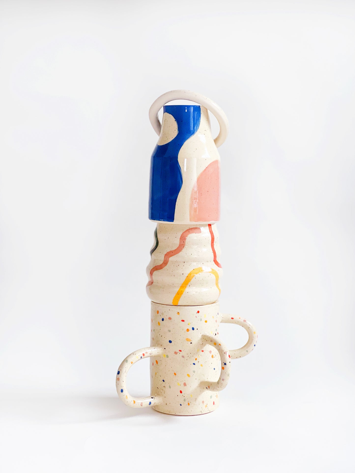 Playful Shapes Handmade Ceramic Vase