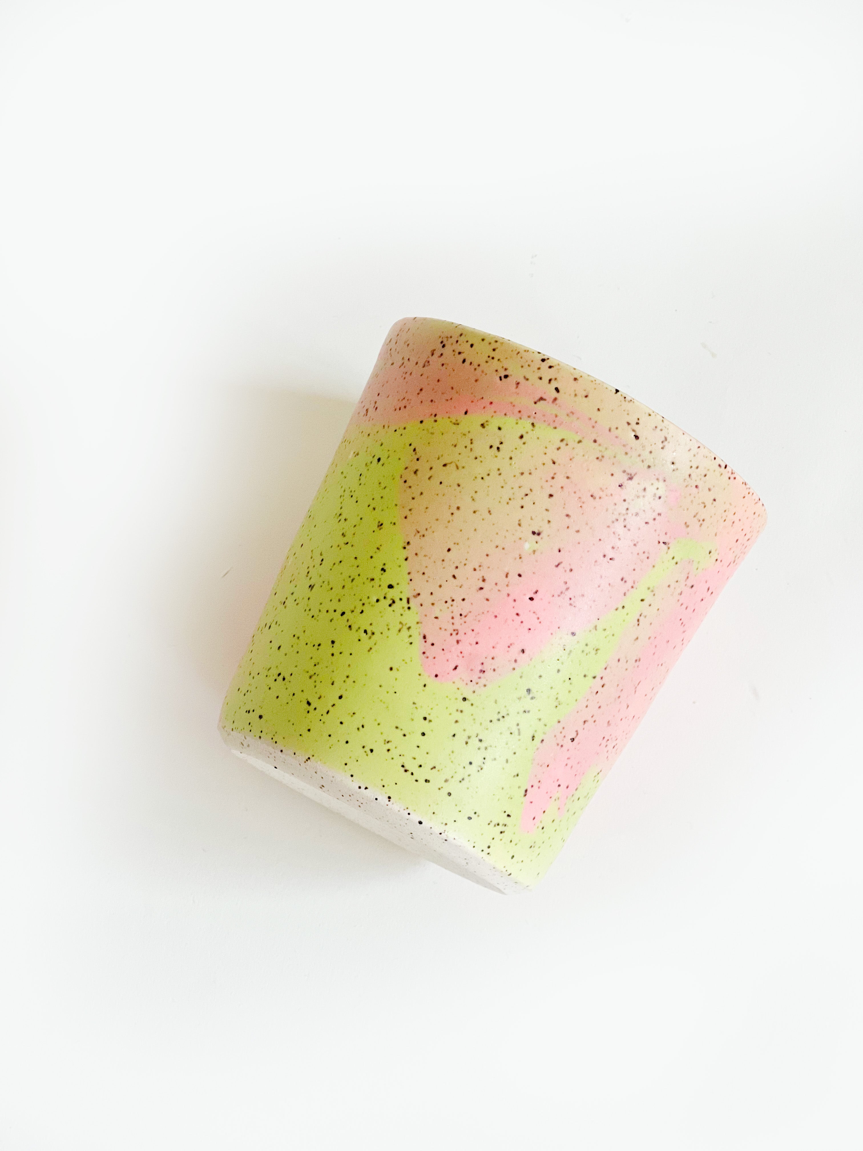 Bright Marbled Sorbet Cup