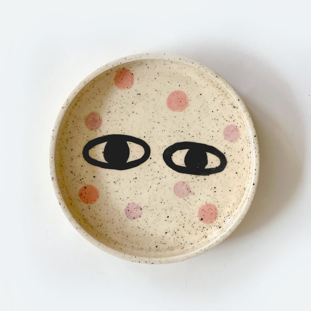 Eyes and Dots Plate/ Tray