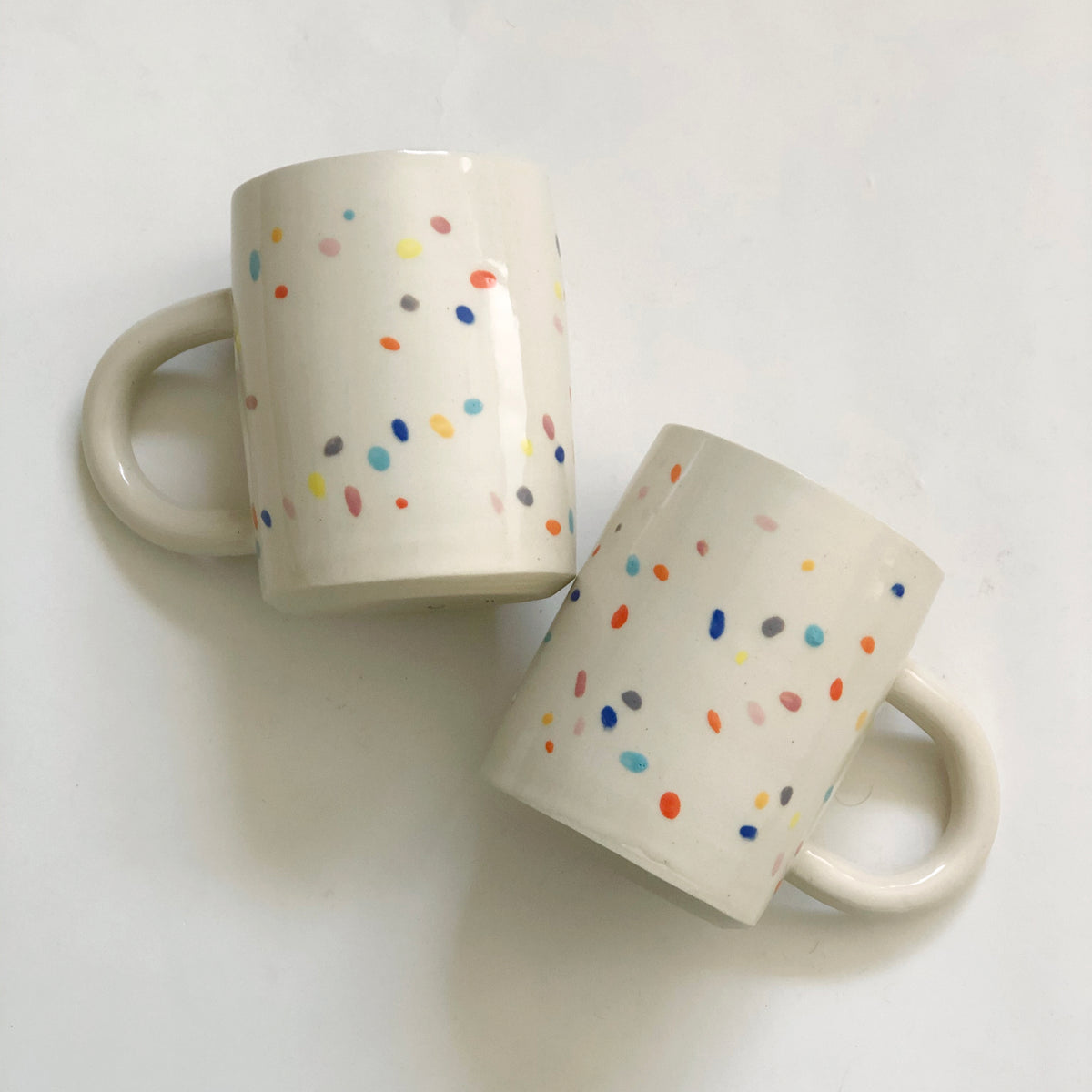Large Sprinkles Pattern Mug – O-M Ceramic