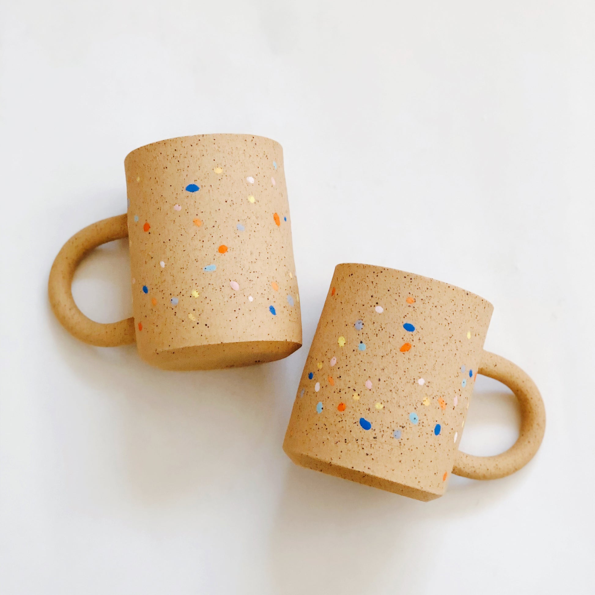 Large Sprinkles on Speckles Handmade Ceramic Mug