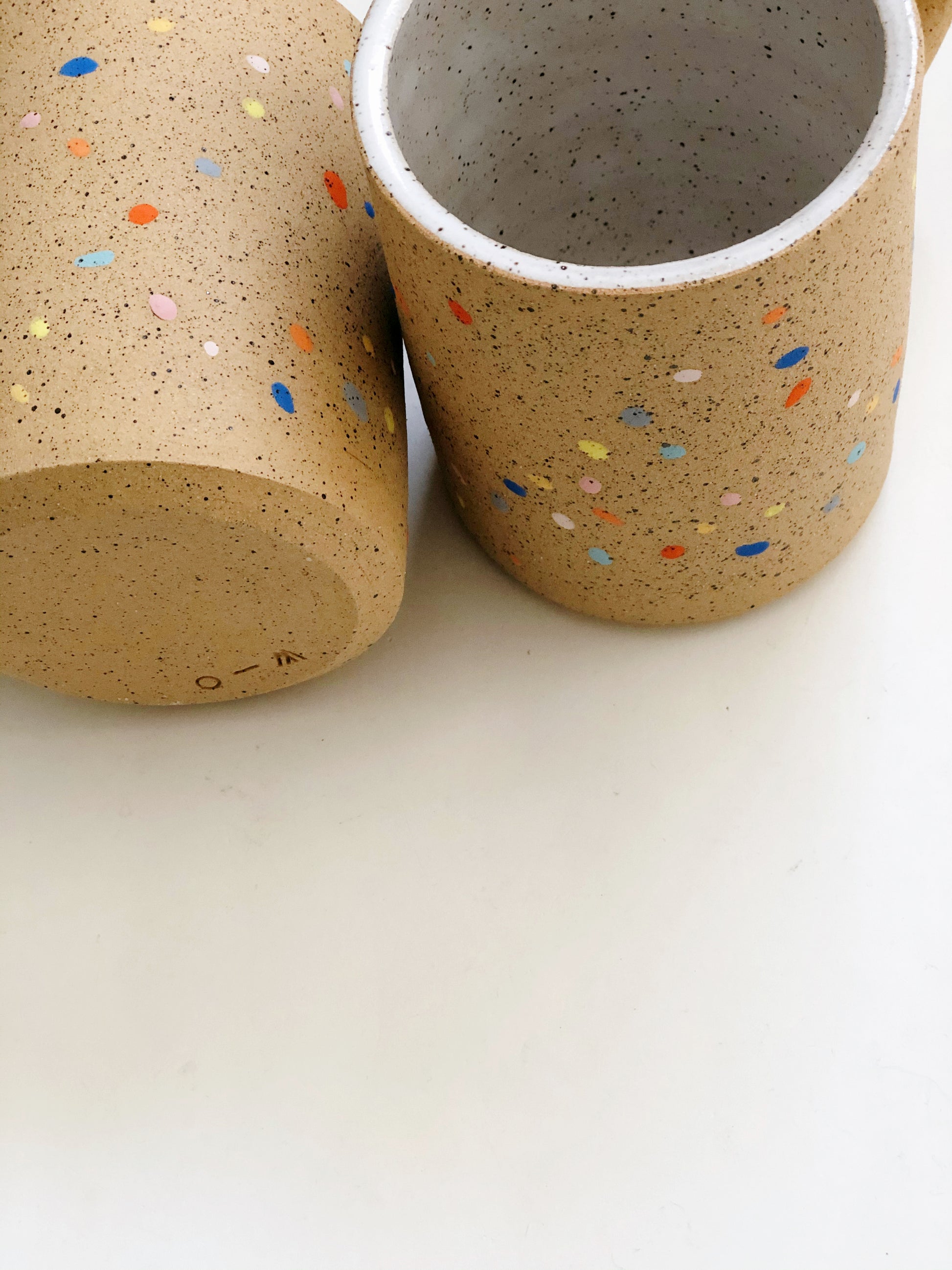 Large Sprinkles on Speckles Handmade Ceramic Mug