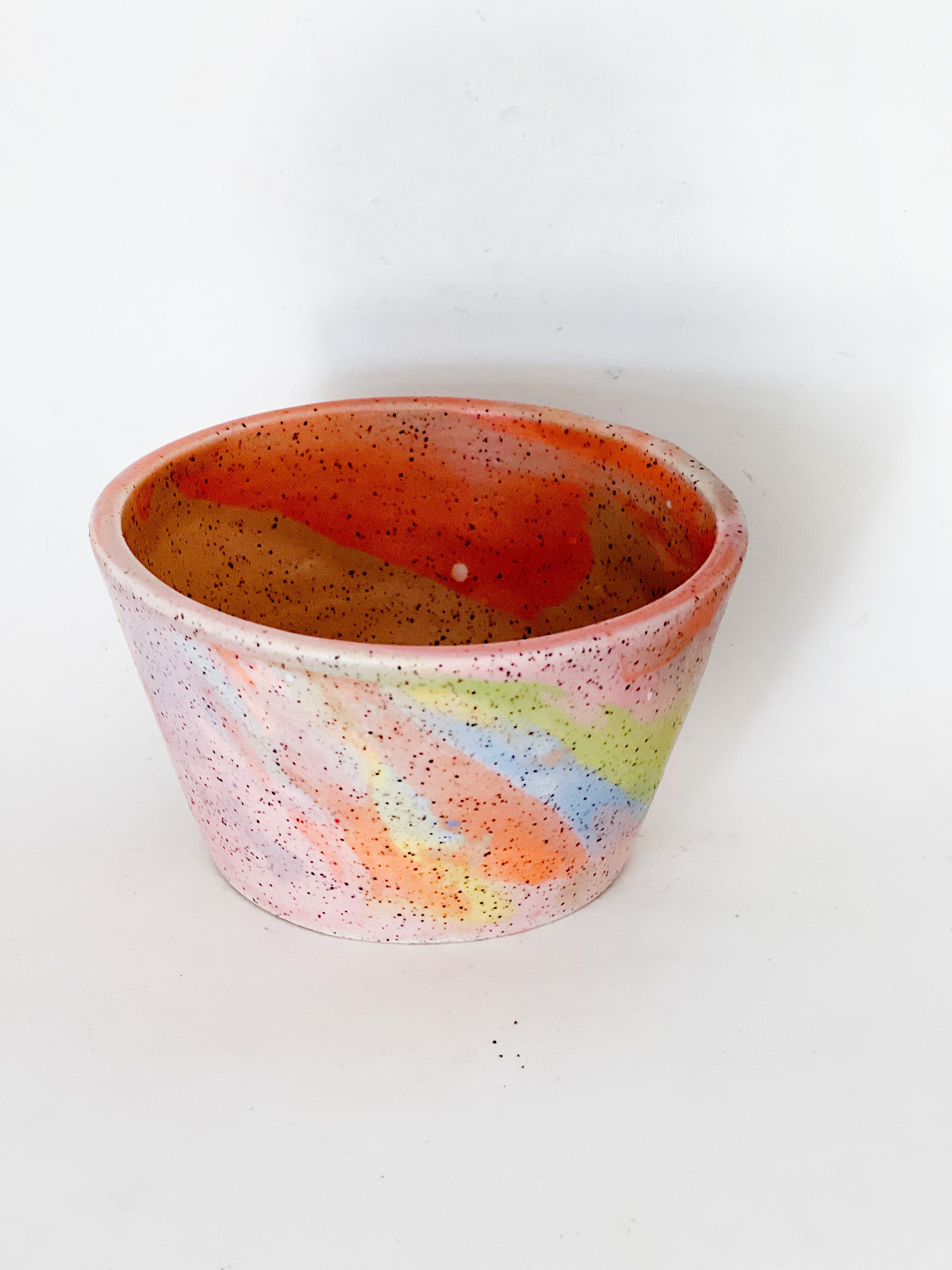 Bright Marbled Sorbet Bowl