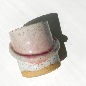 Matte Pink Saturn Planter