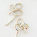 Clay Object 18 - Double Sprinkles New Year Knot