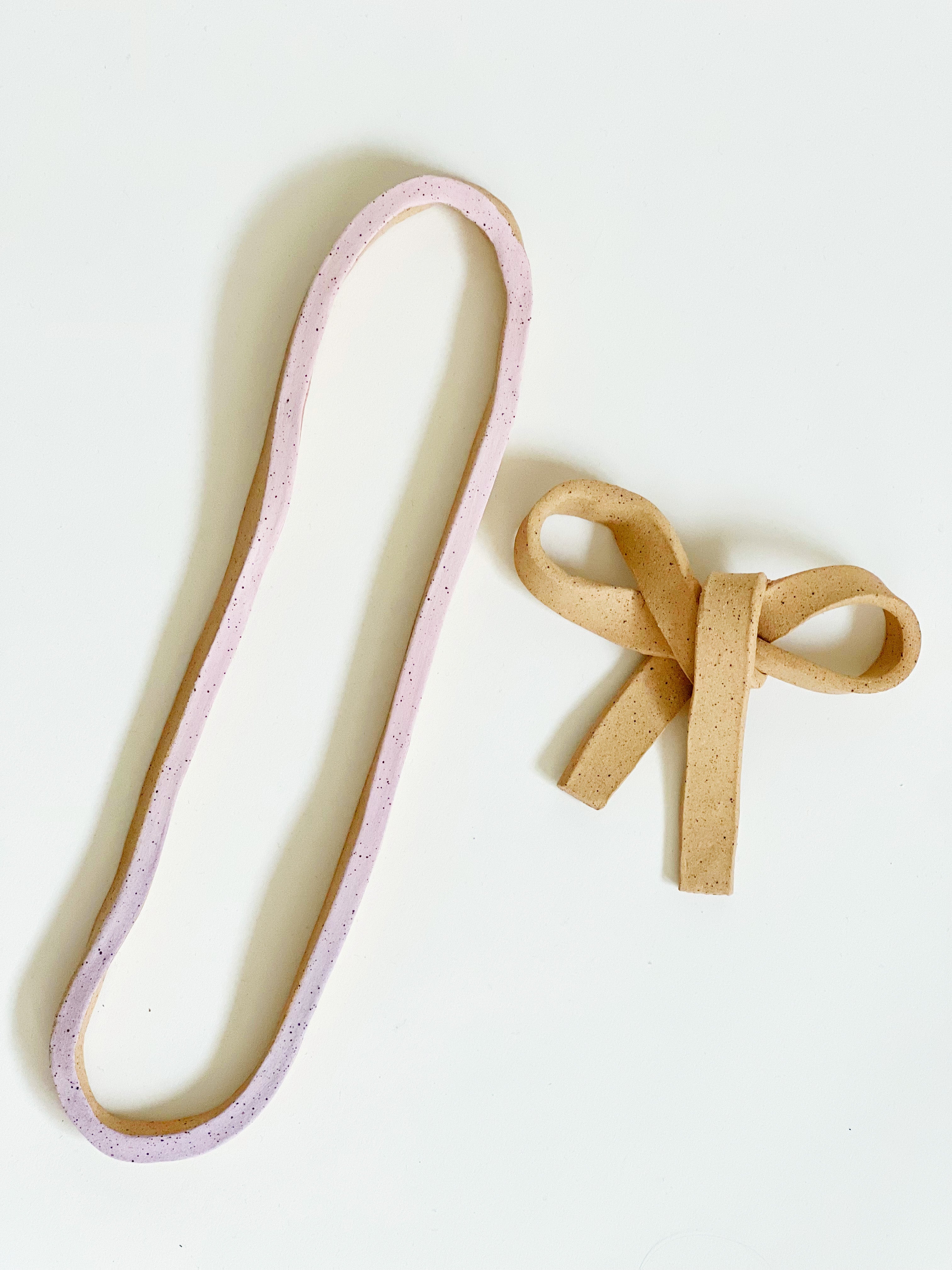 Clay Object 88 - Loop and Bow Set
