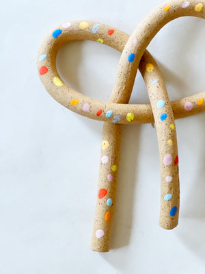 Clay Object 27 - Sprinkles Bow