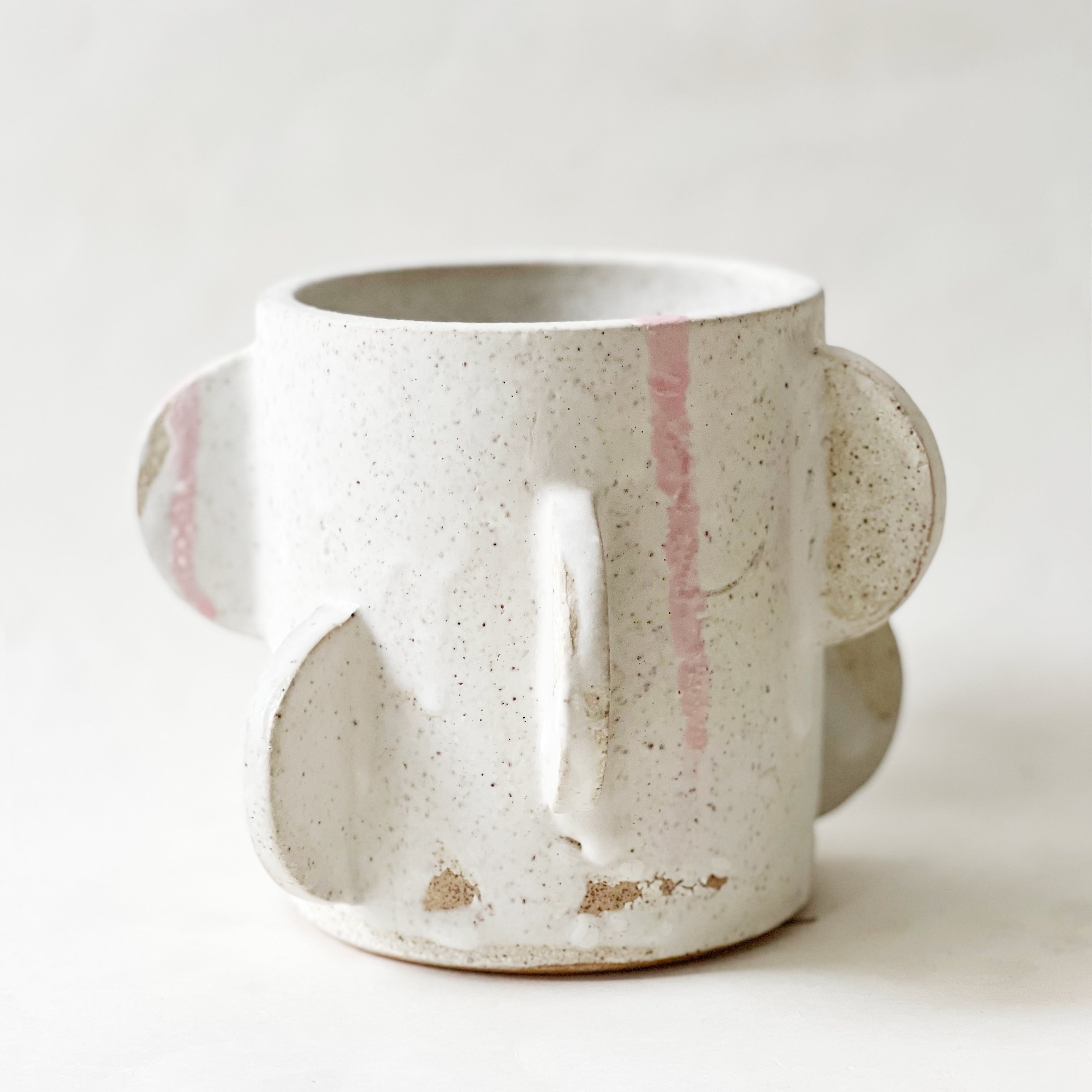 Matte White Cactus Planter/ Vase (Second)