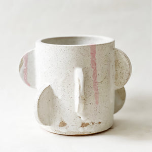 Matte White Cactus Planter/ Vase (Second)