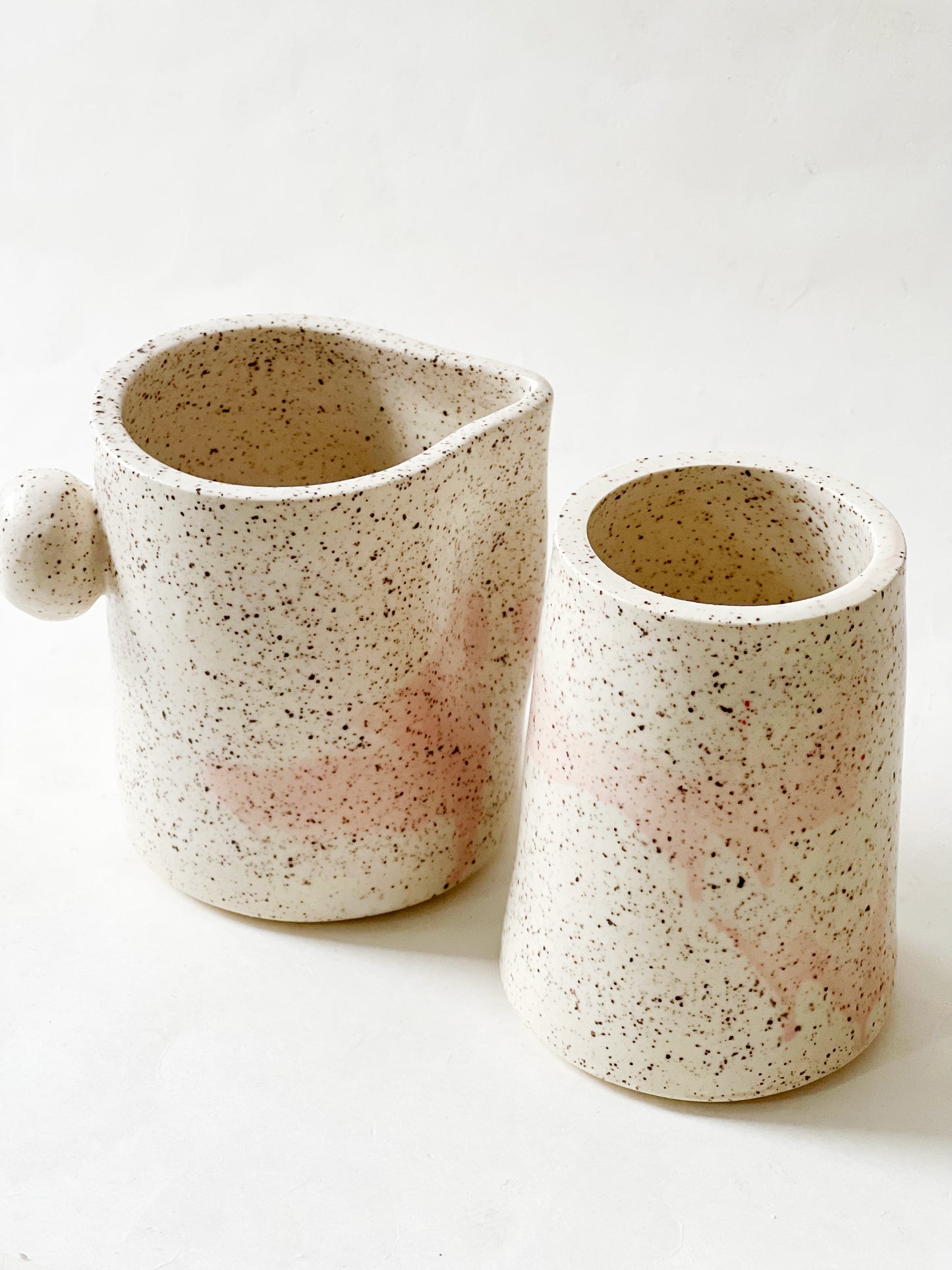 Set of Soft Pink Cloud Cups