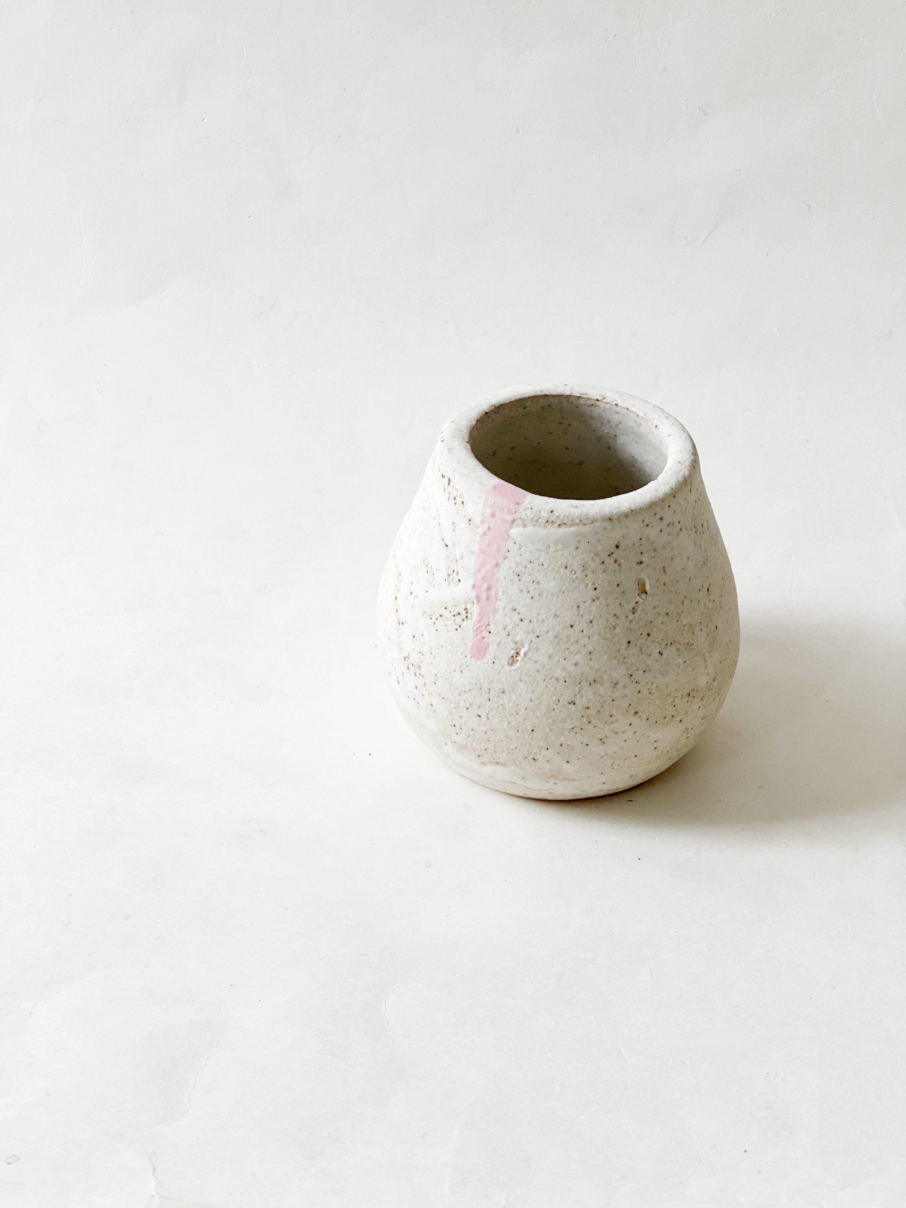 Matte White Small Vase