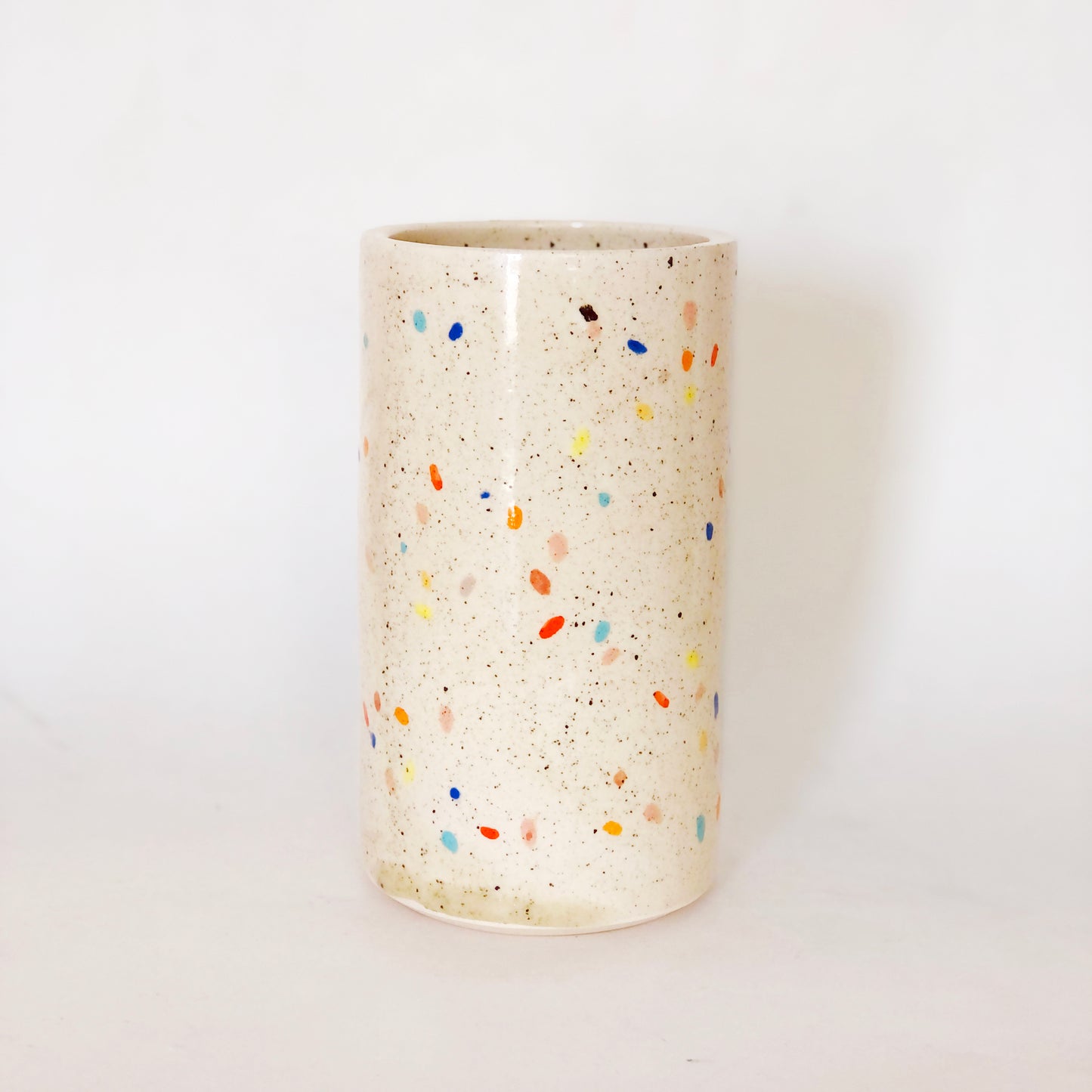 Double Sprinkles Tall Vase