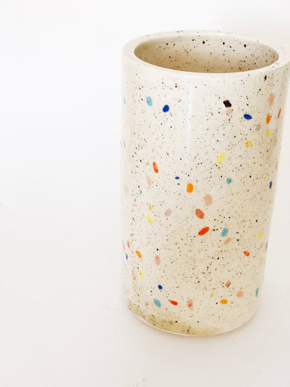 Double Sprinkles Tall Vase