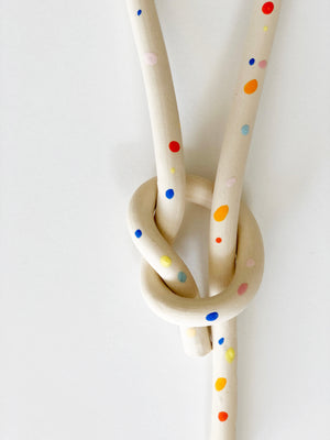 Clay Object 26 - Long Sprinkles Knot