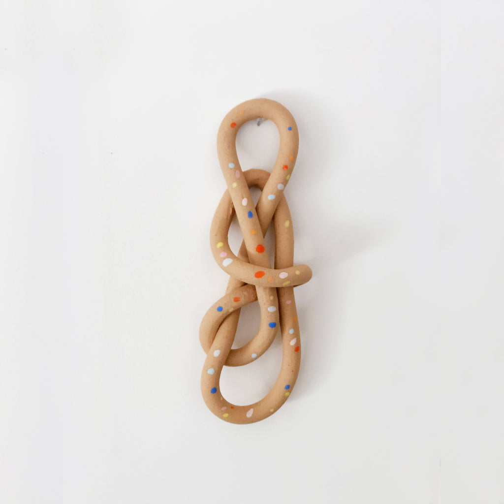 Clay Object 12- Speckle Knots