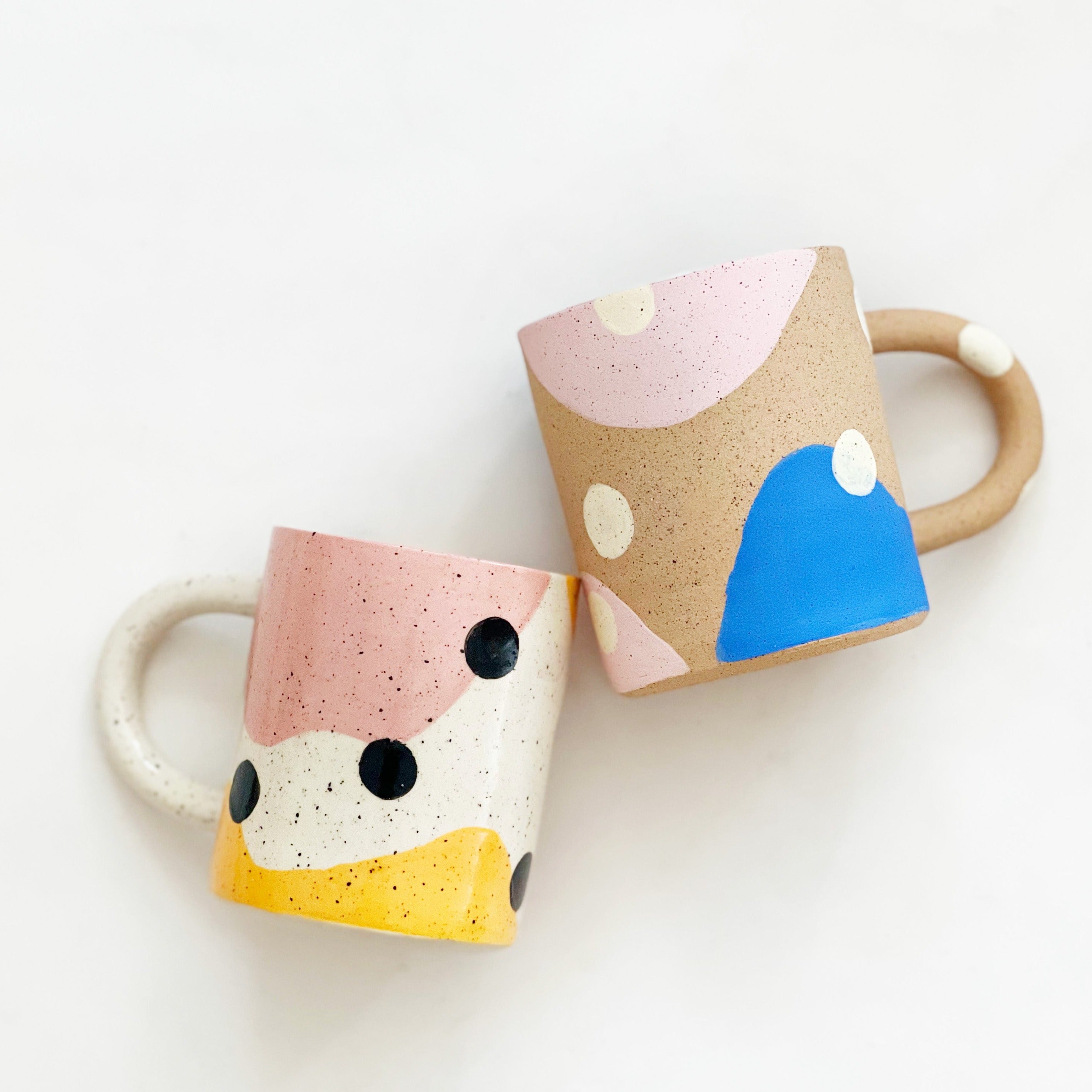 Large Dots over Wave Mug