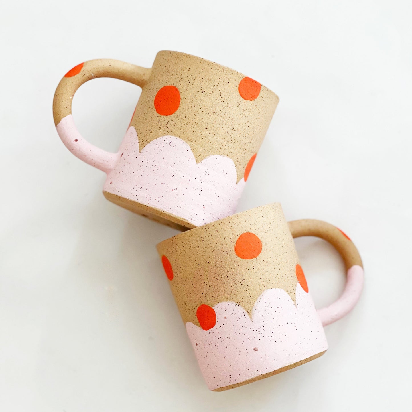 Large Dots over Cloud Mug